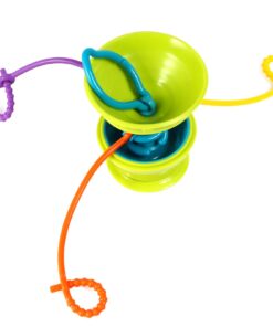 Grapple Suction Cup High Chair Toys Holder | 3 Toy Tethers Keep Toys from Falling | Holds Teethers, Toys, Snack Cups | for Babies 6-12 Months | Perfect for Travel and Restaurant Green 29 6146tWlZ3UL