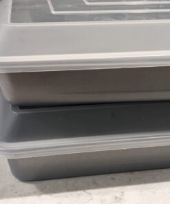 Wilton Recipe Right Non-Stick Baking Pan with Lid, 9 x 13-Inch, Steel 9" x 13" w/ Cover 33 61473MAcGL