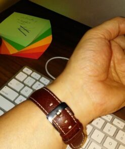 Hadley-Roma MS-906 Men's Genuine Leather Watch Band Brown 22mm 21 6148dtEOvpL