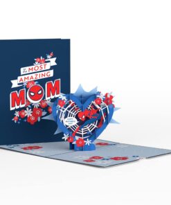 Lovepop Marvel's Spider-Man Amazing Mother's Day Pop Up Card, 5” X 7", Card for Mom 7 614A5njstwL