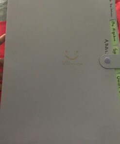 SKYDUE Letter A4 Paper Expanding File Folder Pockets Accordion Document Organizer (Purple) 1 Purple 32 614AC7s9xhL