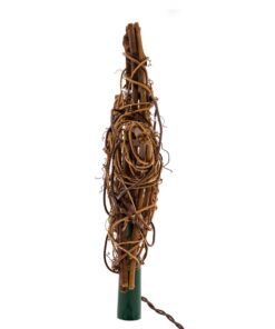 Kurt Adler UL1219/NAT 10 Light Indoor Rattan Natural Star Treetop 30 614AZEkoCQL