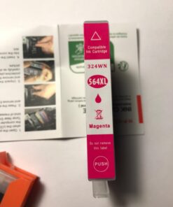 564XL Ink Cartridges Replacement for HP 564 564XL, Compatible High-Yield Combo Pack for HP Photosmart 5520 5525 6520 7520 5510 6510 7510 7525, Premium C309G(Black, Cyan, Magenta, Yellow, 4 Pack) 29 614AaldhFL