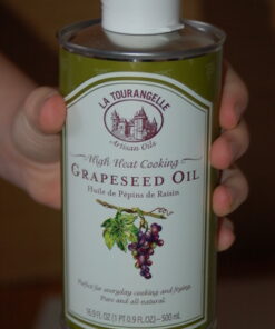 La Tourangelle, Expeller-Pressed Grapeseed Oil, High Heat Neutral Cooking Oil, Cast Iron Seasoning, Also Great for Skin, Hair, and DIY Beauty Recipes, 16.9 fl oz 43 614BFbfgxGL
