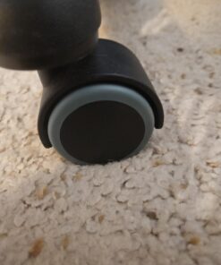 Slipstick CB680 50mm (2 Inch) Floor Protecting Rubber Office Chair Caster Wheels (Set of 5) Standard Stem Size - Black/Gray 24 614BRZQBkzL