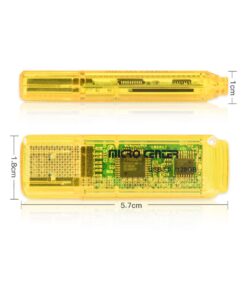 Micro Center SuperSpeed 128GB USB 3.0 Flash Drive Gum Size Memory Stick Thumb Drive Data Storage Jump Drive (128G) Yellow - 128GB 17 614BqMQPgNL