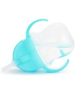 Munchkin® Any Angle™ Weighted Straw Trainer Cup with Click Lock™ Lid, 7 Ounce, Blue 1 Count (Pack of 1) 30 614Bua78ddL