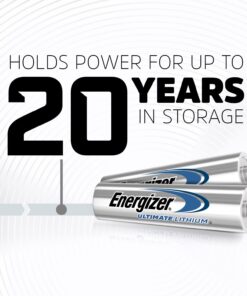 Energizer AAA Batteries, Ultimate Lithium Triple A Battery, 12 Count 12 Count (Pack of 1) 17 614DFPoL8vL