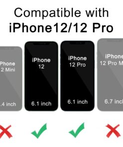 DEERLAMN for iPhone 12 Case,iPhone 12 Pro Case with Slide Camera Cover+Screen Protector(2 Packs),Rotated Ring Kickstand Military Grade Shockproof Protective Cover-Olive Green iPhone 12/12 Pro 6.1 Olive Green 11 614EHB3zd6L