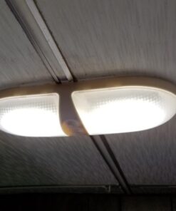 Gold Stars F3528002 Natural White LED RV Ceiling Double Dome Light (Fixture Double 921 Wedge 12v) Double Fixture (1 Pack) 32 614Ejp7U0kL