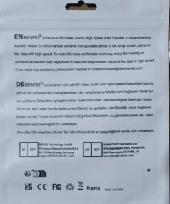 DisplayPort to VGA Adapter, Benfei DP DisplayPort to VGA 6 Feet Cable Male to Male Gold-Plated Cord Compatible for Lenovo, Dell, HP, ASUS and Other Brand 1 PACK 27 614FQ7aIu4L