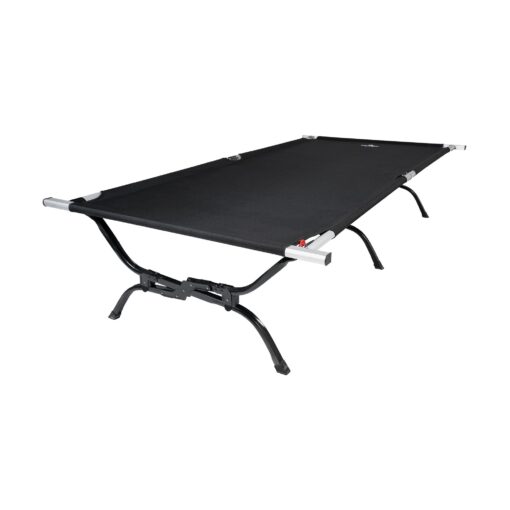 TETON Sports Camping Cot with Patented Pivot Arm - Folding Camping Cot for Car & Tent Camping - Durable Canvas Sleeping Cot - Portable Camping Accessory Adventurer Camp Cot | 75.5" x 25"