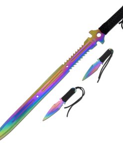 Alternative view of Snake Eye Tactical Ninja Sword and Kunai/Throwing Knife Set with Sheath (RNB-2) RNB-2