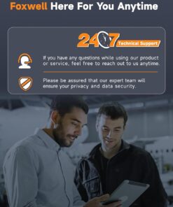 FOXWELL ST201 Automotive Smoke Machine Built-in Air Compressor, EVAP Vacuum Exhaust Engine System Pipe Diagnostic Tester, High Pressure Smoke Leak Detector for Car Motorcycle Truck 29 614HFU9Iv2L