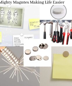 Premium 30 Pcs 5x3 mm Fine Clutter Small Magnets | Strong Magnets Fridge | Button Magnets | Small Magnets for Crafts | Mini Magnet | Small Circle Magnets | Bulk Magnets for Collars Whiteboard 29 614Jd4wFPPL