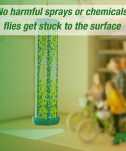 RESCUE! Fly TrapStik – Indoor Hanging Fly Trap Green 20 614KjAQcFrL