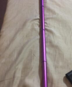 Vive Folding Cane - Foldable Walking Cane for Men, Women - Fold-up, Collapsible, Lightweight, Adjustable, Portable Hand Walking Stick - Balancing Mobility Aid - Sleek, Comfortable T Handles (Purple) Purple 49 614KyfysrsL