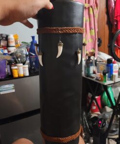 Fiebing's Leathercraft Cement - Leather Glue (4oz) - Quick Drying, High Strength, Flexible Adhesive w/Permanent Bonding for Craft or Repair for Leather Jackets, Shoes, Wallets, Furniture - Non-Toxic 36 614L 5Y59PL