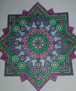 Mandala Coloring Book: 100+ Unique Mandala Designs and Stress Relieving Patterns for Adult Relaxation, Meditation, and Happiness (Magnificent Mandalas) Paperback, Large Print 106 614M3KYz2JL