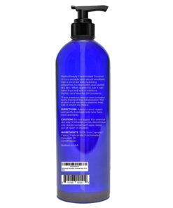 Radha Beauty Fractionated Coconut Oil - 100% Pure & Natural Carrier and Base Oil for Aromatherapy, Hair and Skin - Comes with Pump, 16 fl oz. 24 614MOHHwvIS