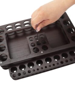 Wooden Vape Display Stand Holder Wooden RDA RTA Tank Holder Liquid Bottle Holder (Wooden Holder, Size B) 7 614MshIUGOL