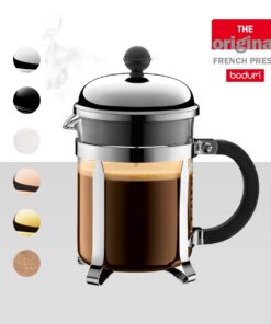 Bodum Chambord French Press Coffee Maker, 17 Ounce, .5 Liter, Chrome 13 614N0gbdFEL