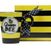 Whimsical Queen Bee 13 oz Coffee Mug with Polka Dot Bow on Handle Gift Boxed 7 614P9fPIt8L