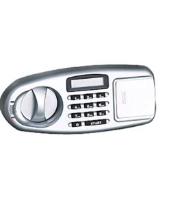 Electronic Safe Deposit Box - Drop Safe with Digital Keypad and 2 Manual Override Keys for Business Cash Drops or Home Safety by Paragon Safes (Black) Single Door 14 614PKNXVwL