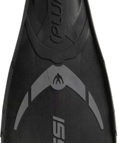 Cressi Adult Snorkeling Full Foot Pocket Fins Made with Advanced Technology - Pluma: Made in Italy EU 45/46 | US Man 11/12.5 | US Lady 12/13.5 Black/Silver 7 614Q6xBL7 L