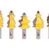 YONICO Architectural Molding Router Bits Set 5 Bit 1/2-Inch Shank 16501 5 Bit Set - 1/2" Shank