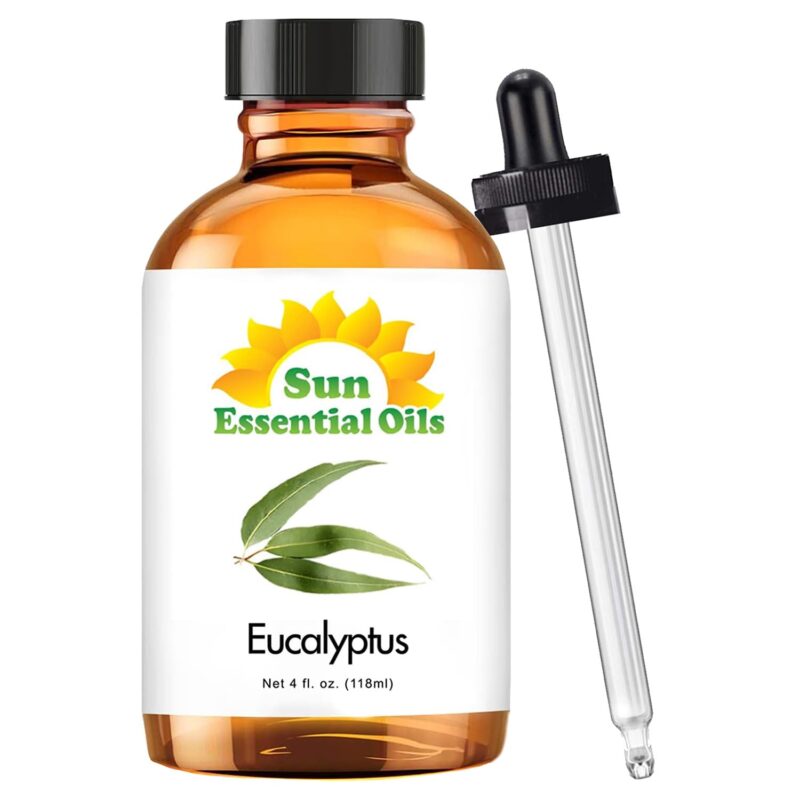 Catalog 8 Sun Essential Oils 4oz - Eucalyptus Essential Oil - 4 Fluid Ounces 4 Fl Oz (Pack of 1)