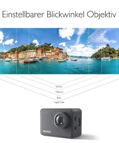 AKASO V50 Pro Native 4K30fps 20MP WiFi Action Camera with EIS Touch Screen 100 feet Waterproof Camera Web Camera Support External Mic Remote Control Sports Camera with Helmet Accessories Kit Gray 30 614SWsbdBvL