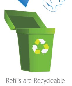 GOJO Botanical Foam Handwash, Botanical Fragrance, 700 mL Hand Soap Refill for GOJO ADX-7 Push-Style Dispenser (Pack of 4) - 8716-04 Green 15 614SeJClb1L