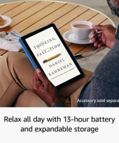 All-new Amazon Fire HD 10 tablet, built for relaxation, 10.1" vibrant Full HD screen, octa-core processor, 3 GB RAM, latest model (2023 release), 32 GB, Ocean With Lockscreen Ads 12 614TI2Ebc5L