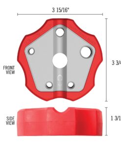 Real Avid Smart Bench Block - Premium Universal Armorers Block Made with Non-Marring Materials, Non-Slip Bench Block For Glock, 1911 & Other Guns, Magnetic Block Captures & Holds Small Pins Securely 27 614UYbjKtOL