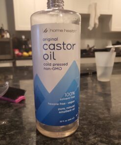 Home Health Original Castor Oil - 32 Fl Oz - Promotes Healthy Hair & Skin, Natural Skin Moisturizer - Pure, Cold Pressed, Non-GMO, Hexane-Free, Solvent-Free, Paraben-Free, Vegan (50132) 44 614VycXL 1
