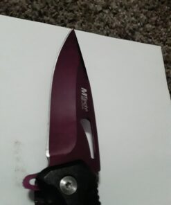 MTECH USA MT-A705 Series – Spring Assisted Folding Knife, Pocket Clip, Tactical, EDC, Self Defense Black/Gold 4.5-inch closed 47 614W29dKt9L