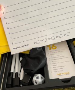 OFF TOPIC Party Game for Adults - Fun Adult Board Games for Groups of 2-8 Players - Hilarious Game Night Card Game for Friends, Family & More Yellow 39 614WLuW1tgL