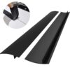 ITEMporia Silicone Stove Gap Covers (2 Pack), Easy Clean Heat Resistant Oven Gap Filler To Seal Between Stovetop and Counter (21 Inches, Black) 21 Inches