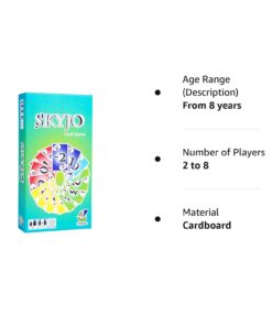 SKYJO by Magilano - The entertaining card game for kids and adults. The ideal game for fun, entertaining and exciting hours of play with friends and family. Standard 29 614aLzZn3L