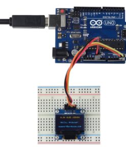 UCTRONICS 0.96 Inch OLED Module 12864 128x64 Yellow Blue SSD1306 Driver I2C Serial Self-Luminous Display Board for Arduino Raspberry Pi Pico 19 614atutxxaL
