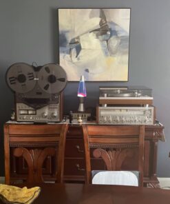 14.5-Inch Silver Base Lava Lamp with Purple Wax in Blue Liquid - 2118 Purple/Blue 25 614c9axDoNL