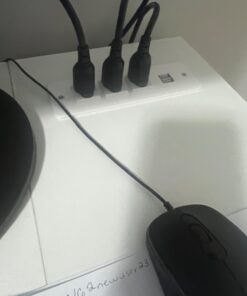 Lufeiya White L Shaped Computer Desk with Power Outlet Shelves, 40 Inch Small Corner Desk for Small Space Home Office, L-Shaped Desk PC Desks, White 39.4" 38 614dYdqIL