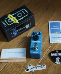 Donner Compressor Pedal, Ultimate Comp 2 Modes Compression Effect Pedal Pure Analog for Electric Guitar and Bass True Bypass Blue Compressor 35 614fwunc6kL