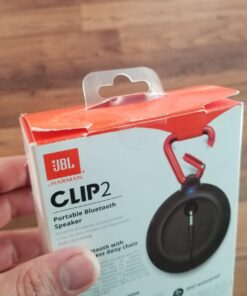 JBL Clip 2 Waterproof Portable Bluetooth Speaker (Black) Black 37 614hf 7HhL