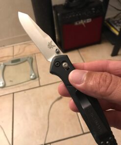 Benchmade - Osborne 940 EDC Knife with Black G10 Handle (940-2) Black G10 - Satin Finish 45 614in CkyuL