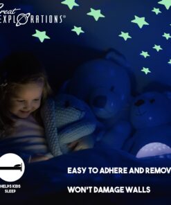 Alternative view of Great Explorations: Wonder Stars Super Kit, Glow In The Dark Ceiling Stars. 150 Pieces In 4 Sizes Reusable Sizes