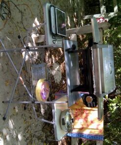 Camco Olympian Deluxe Portable Grill Table | Provides Plenty of Room for Grilling Gear | Ideal for Picnics, Camping, Boating, Tailgating, and Backyard BBQs | (57293) Silver Camping Grill Table 54 614j9wBT6fL