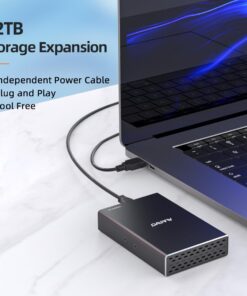 MAIWO Dual Bay External Hard Drive RAID Enclosure for 2.5 inch SATA I/II/III HDD SSD, RAID 0/1/LARGE/PM, USB 3.0 6Gbps Bandwidth Support UASP 12TB Capacity 52 614jDHS9nL