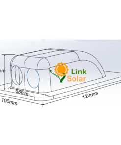 Link Solar Weatherproof ABS Solar Double Cable Entry Gland for All Cable Types 2mm² to 6mm² for Solar Project on Rv, Campervan, Boat 2mm² to 6mm² White 25 614kOSg7BML